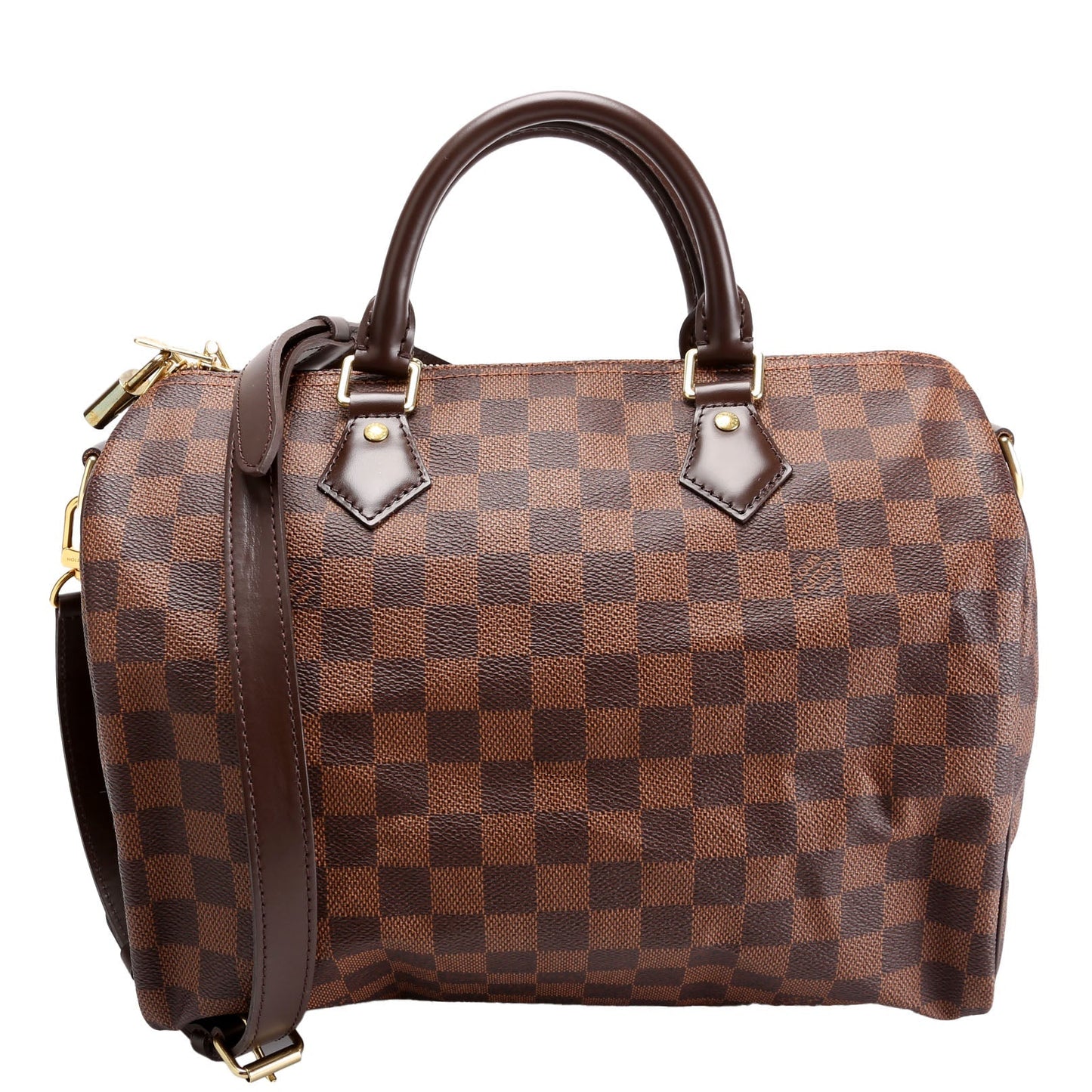 Louis Vuitton Speedy 30 Bandouliere Damier Ebene