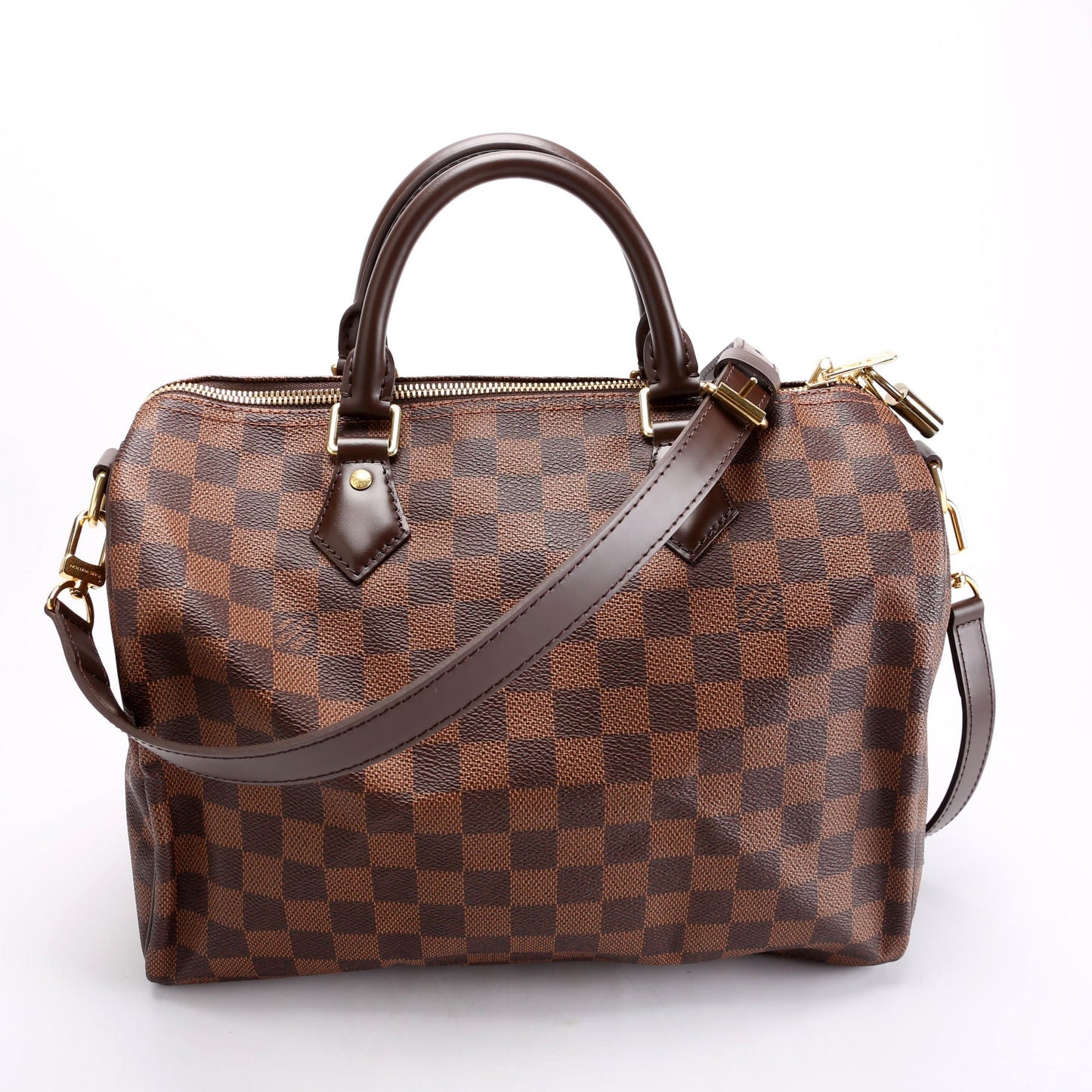 Louis Vuitton Speedy 30 Bandouliere Damier Ebene
