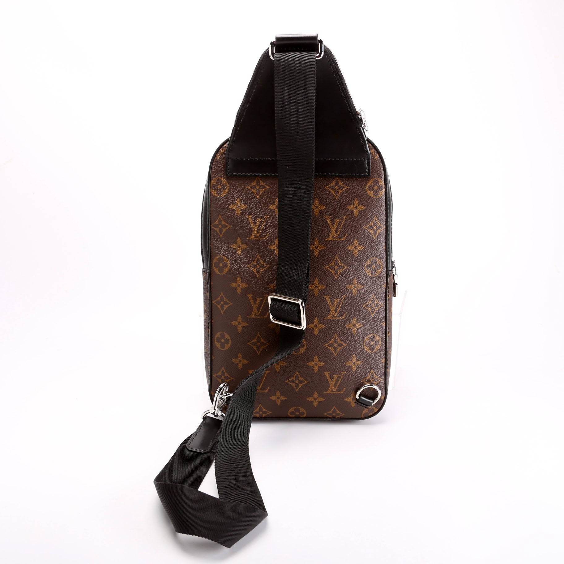 Louis Vuitton Avenue Sling Bag NM Monogram Black/Brown