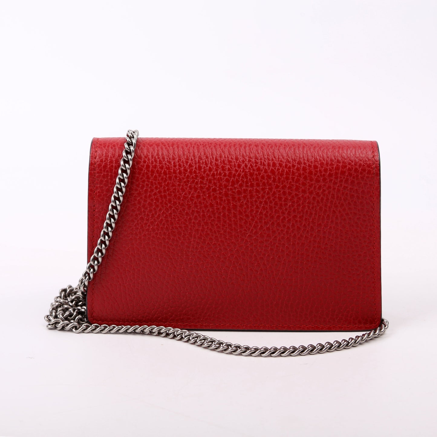 Gucci 476432 Dionysus Leather Super Mini Red Bag