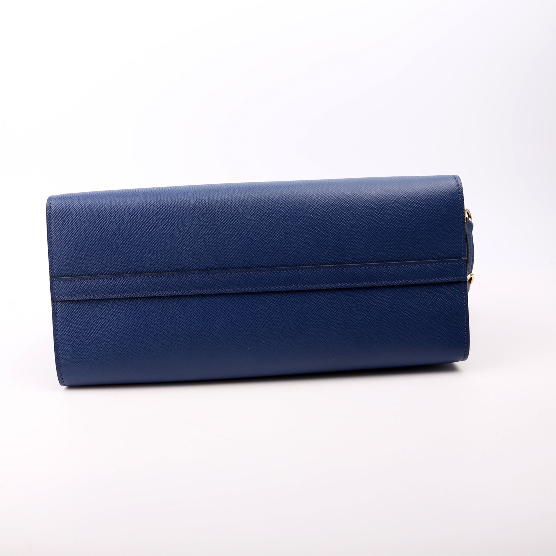 Prada Monochrome Medium Saffiano Cuir 1BA155 Blue Bag