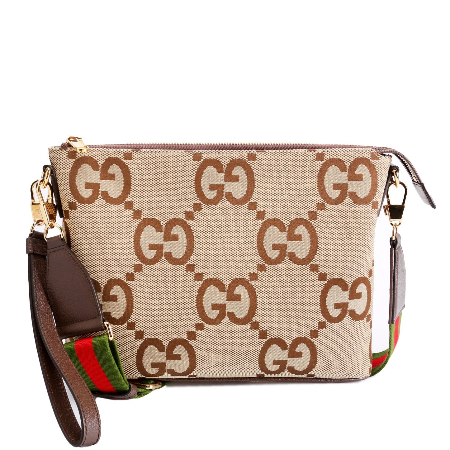 Gucci 699130 Jumbo GG Messenger Brown Bag
