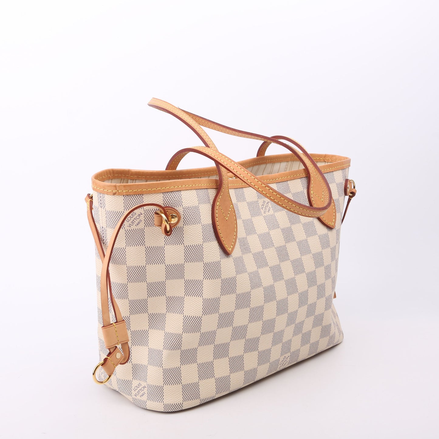 Louis Vuitton Neverfull with Wallet PM Damier Azur