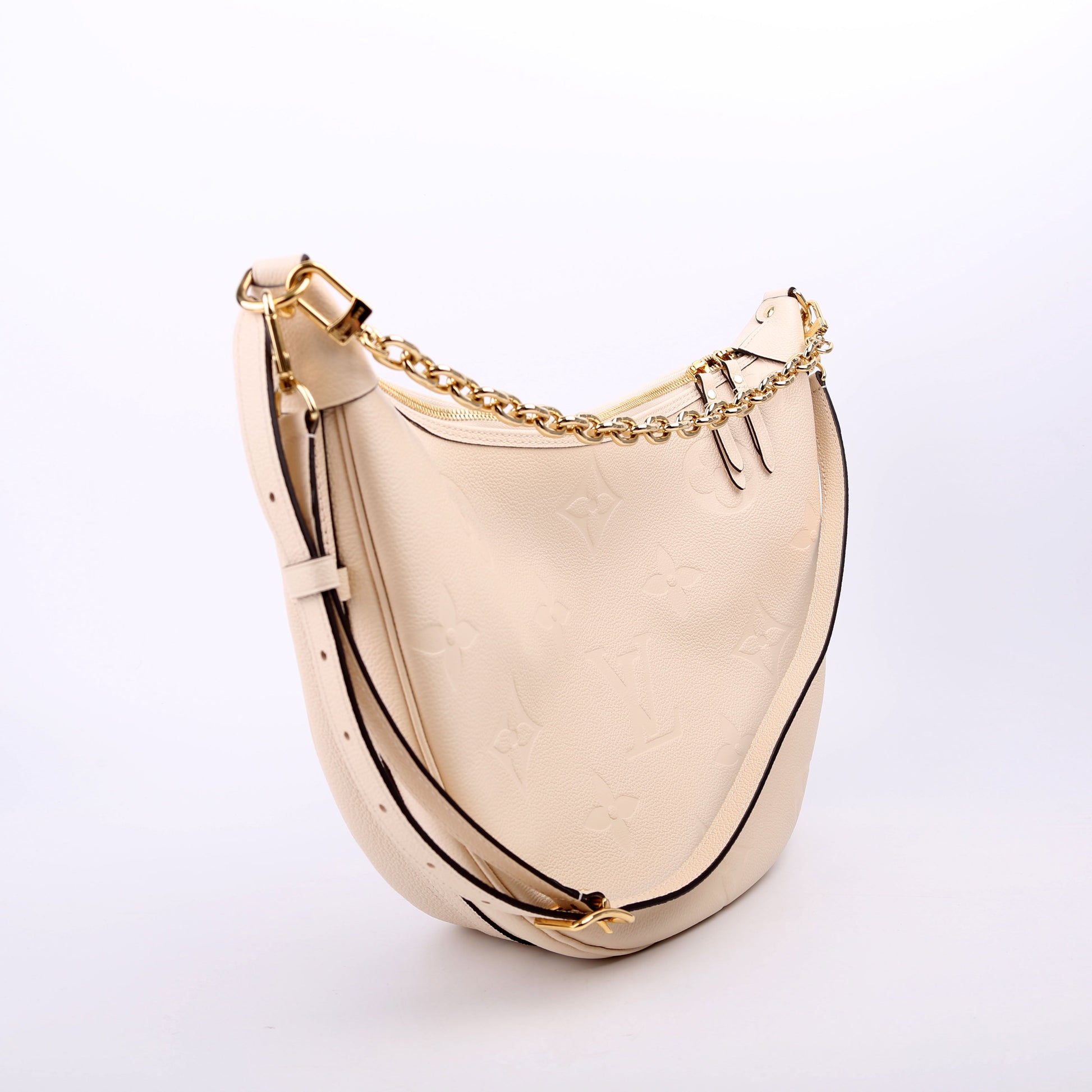 Louis Vuitton Loop Hobo Empreinte White