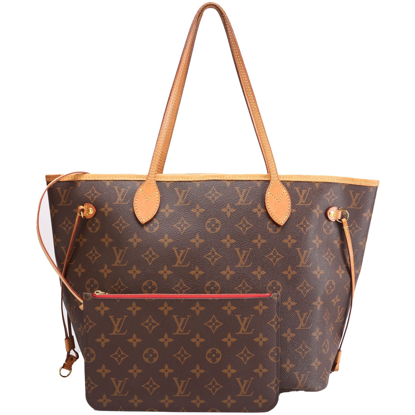 Louis Vuitton Neverfull With Wallet MM Monogram