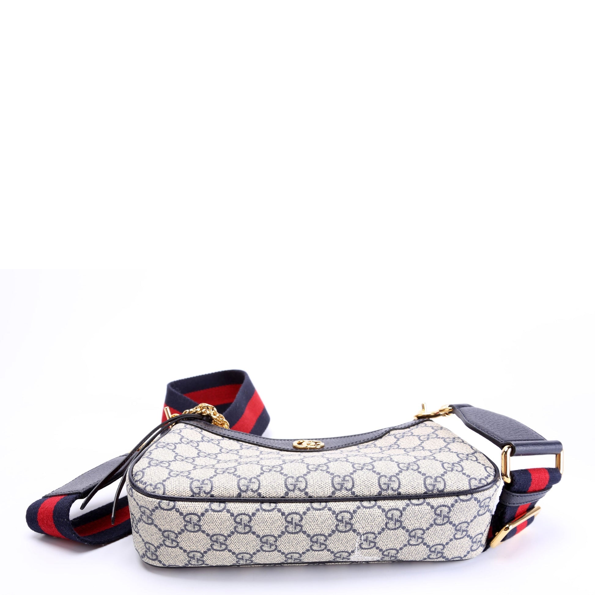 Gucci 735132 GG Supreme Small HandNavy Bag