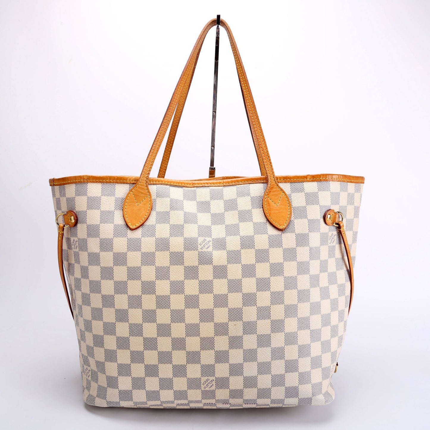 Louis Vuitton Neverfull With Wallet MM Damier Azur