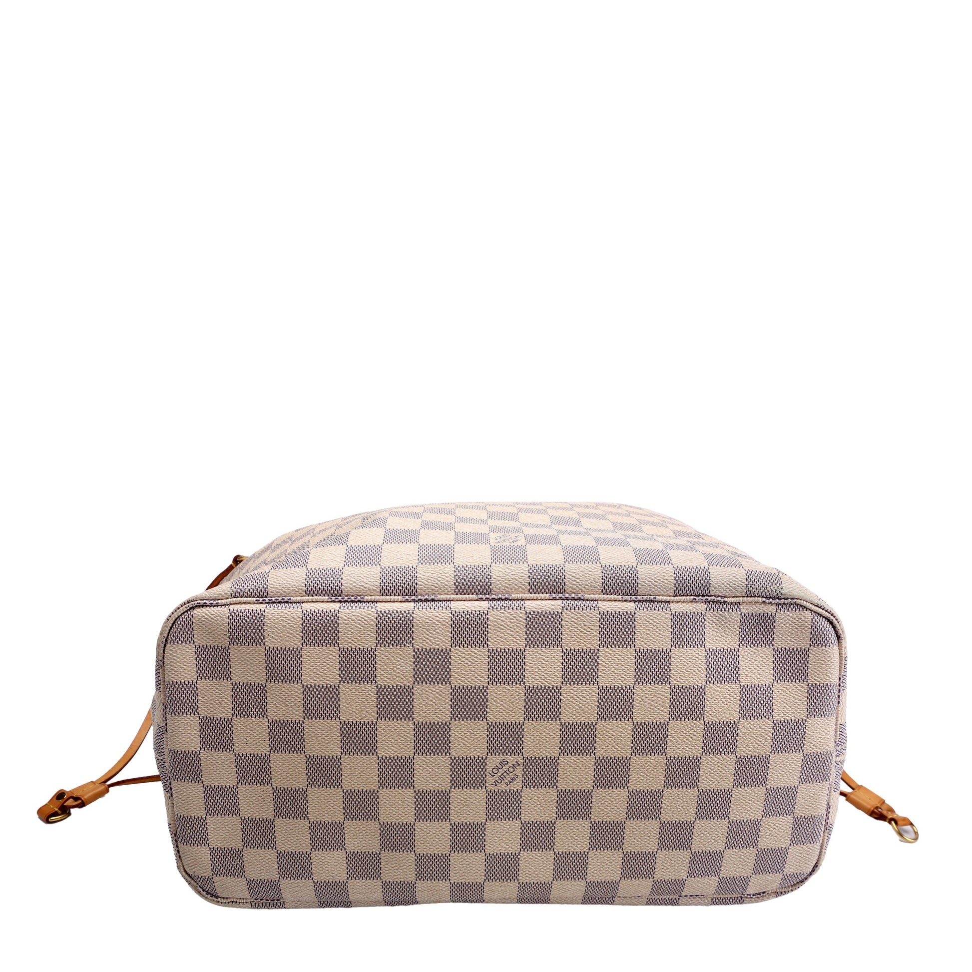 Louis Vuitton Neverfull With Wallet MM Damier Azur