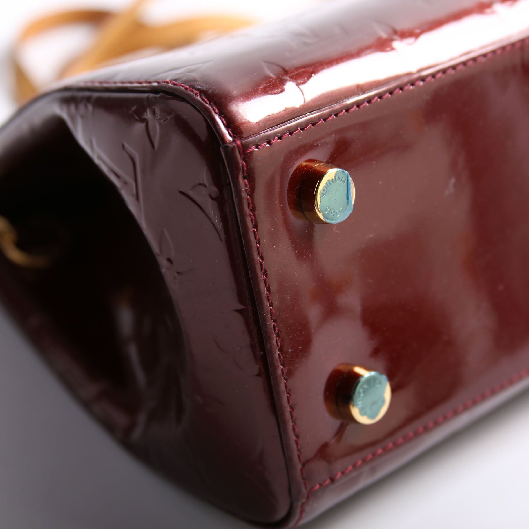 Louis Vuitton Brea MM Vernis Burgundy