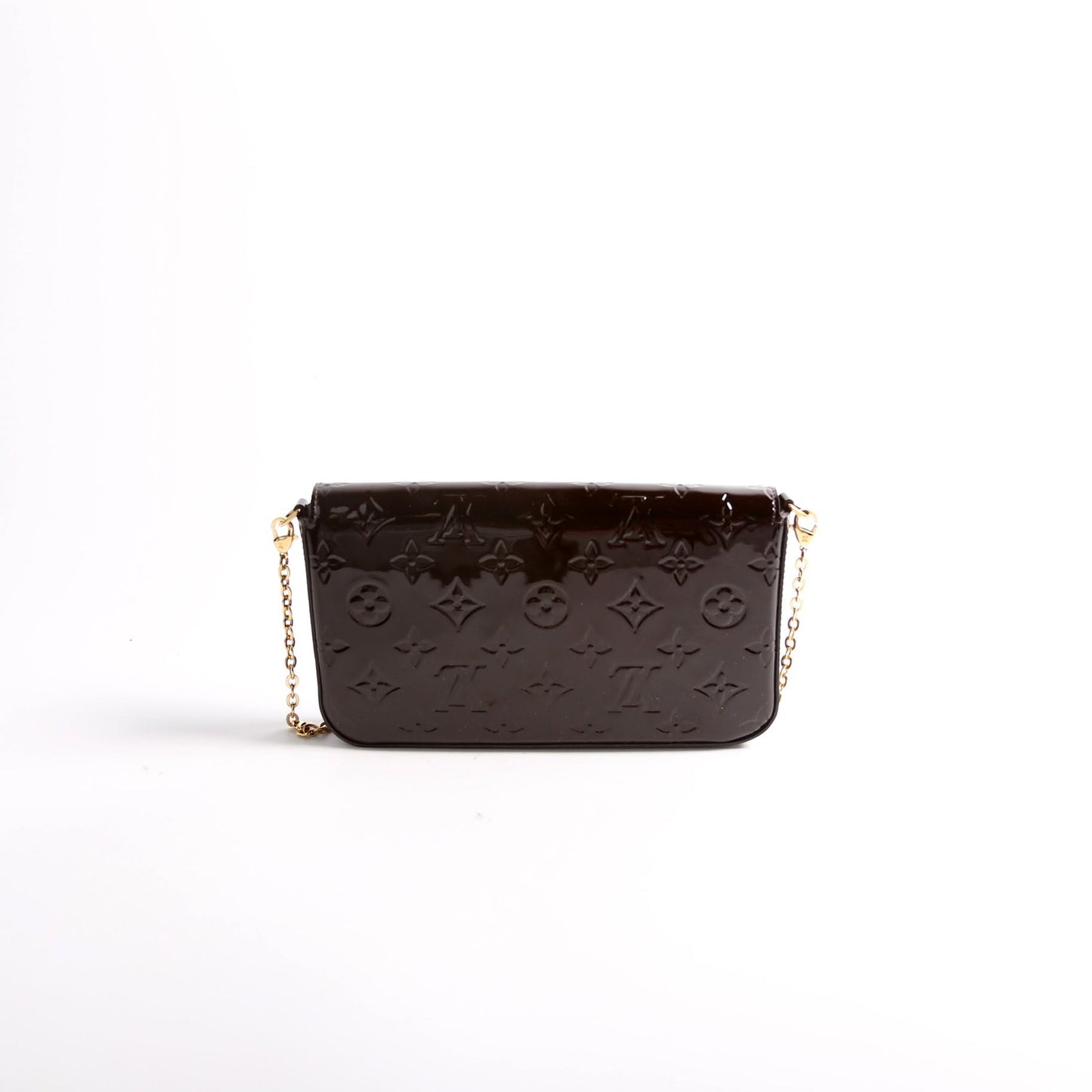 Louis Vuitton Pochette Felicie Vernis Burgundy
