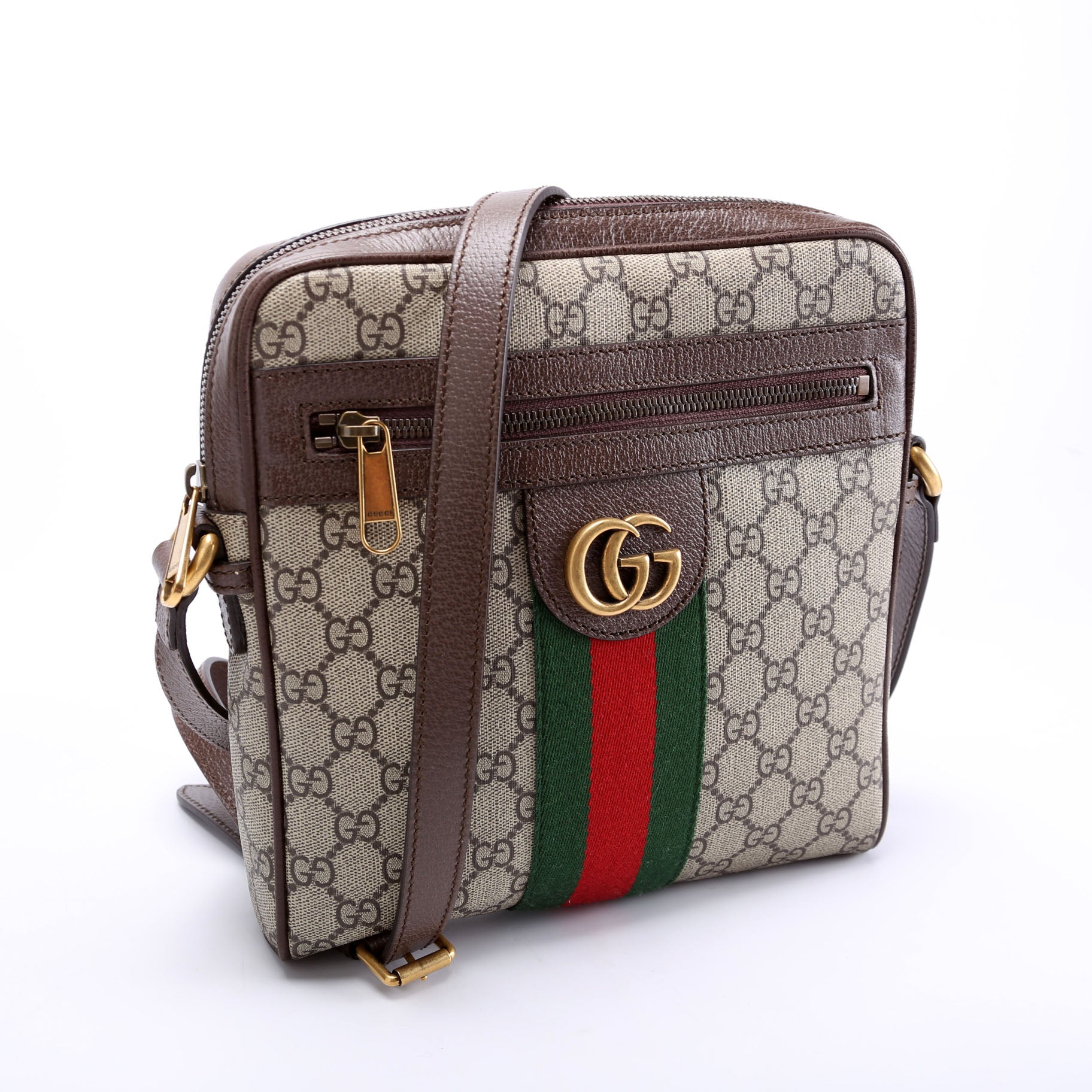 Gucci 547926 Ophidia Messenger Brown/Beige Bag