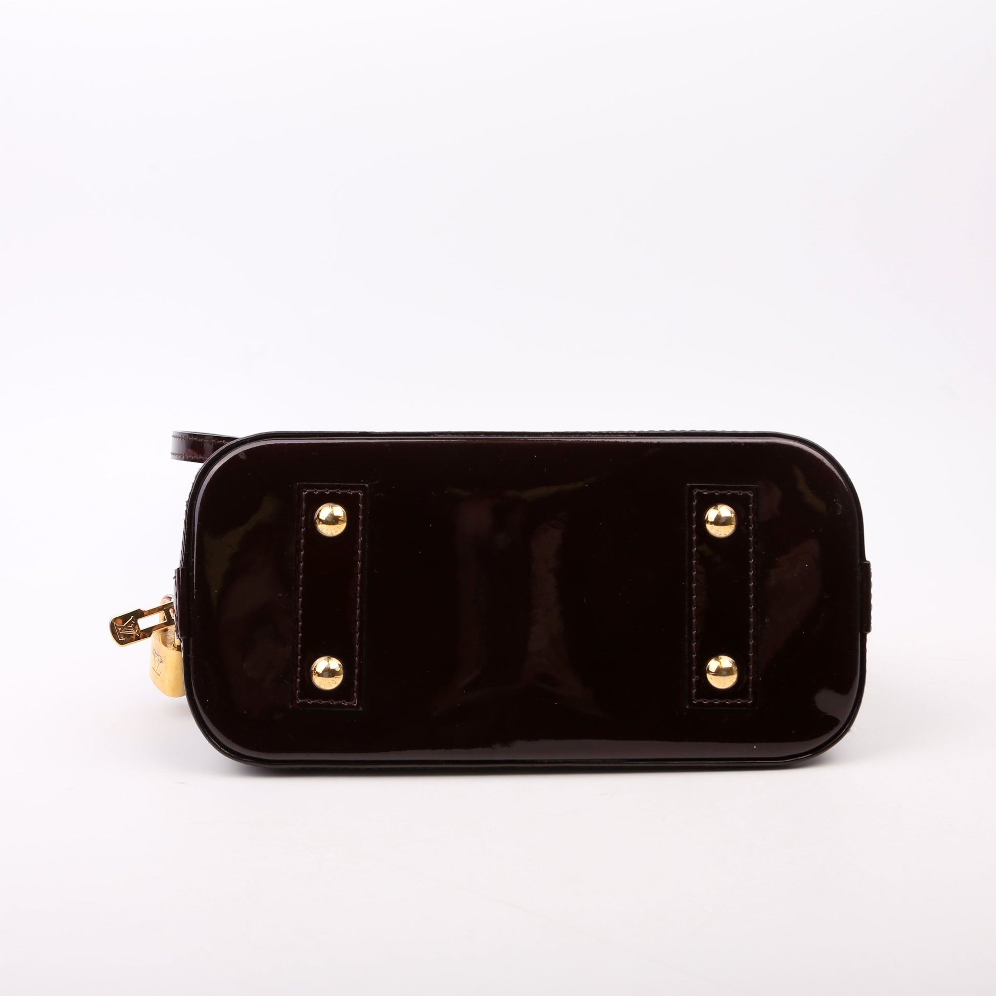 Louis Vuitton Alma BB Vernis Burgundy