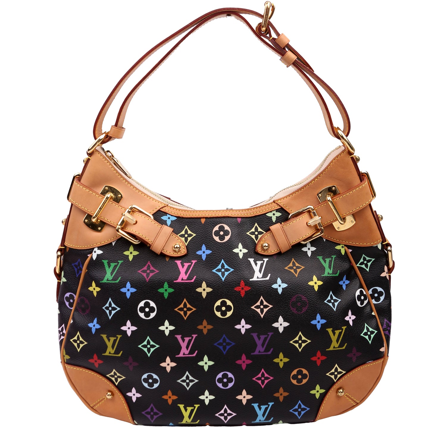 Louis Vuitton Greta Multicolor Monogram Black