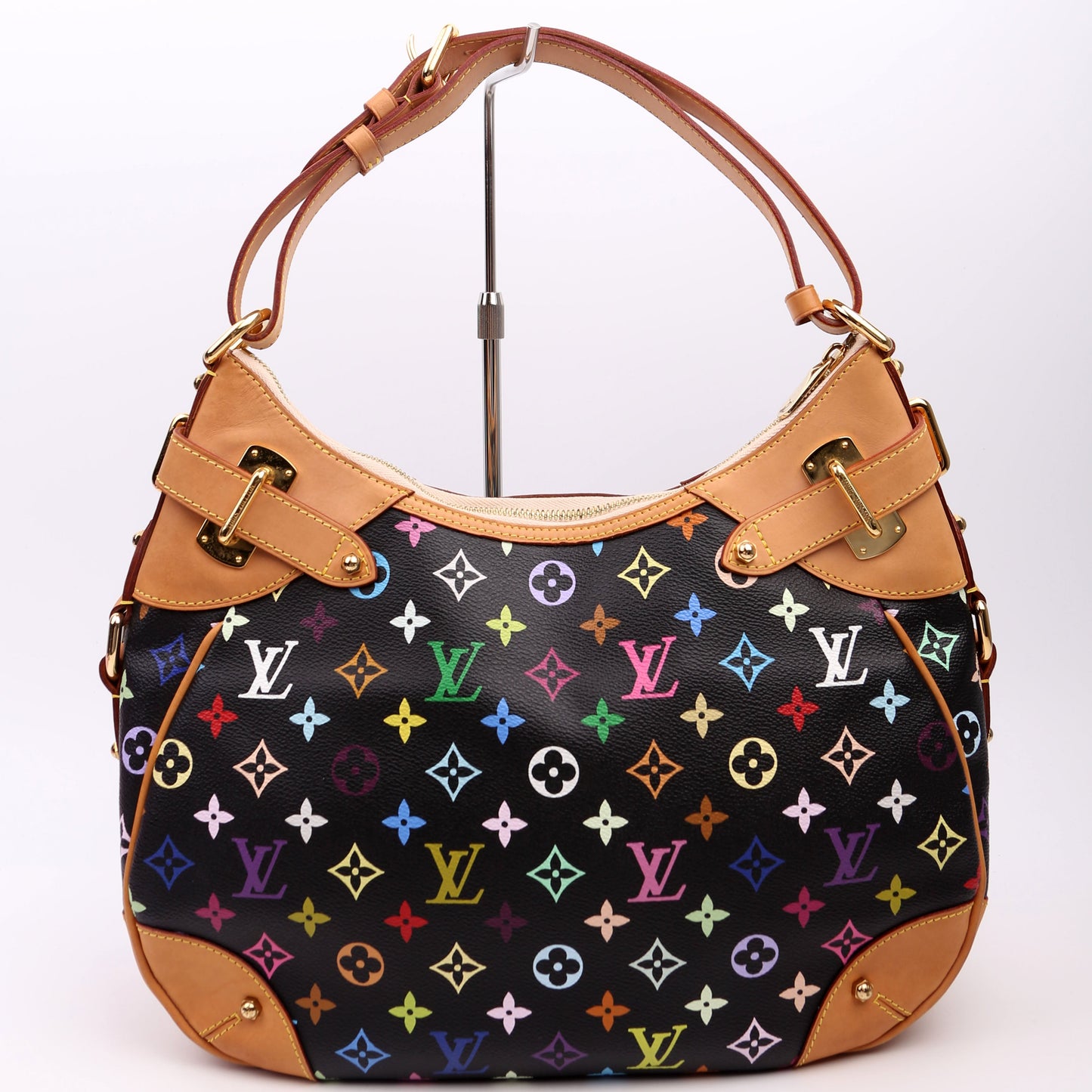 Louis Vuitton Greta Multicolor Monogram Black