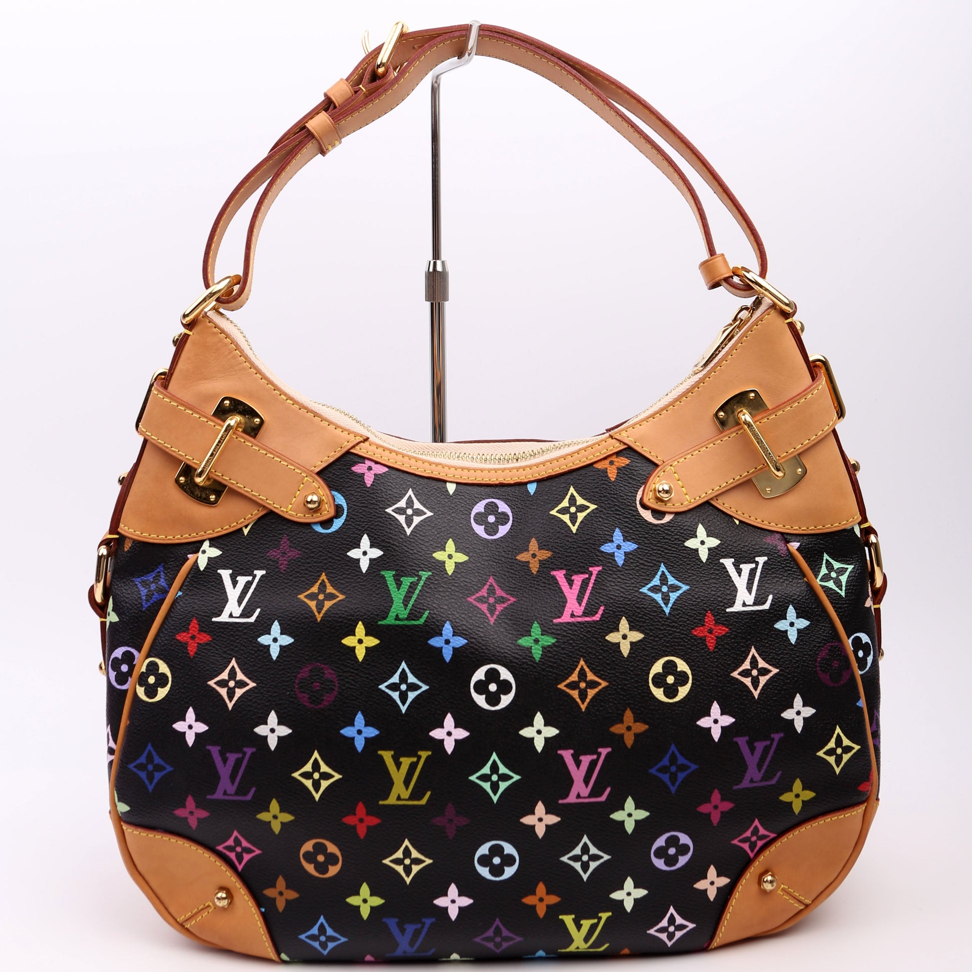 Louis Vuitton Greta Multicolor Monogram Black