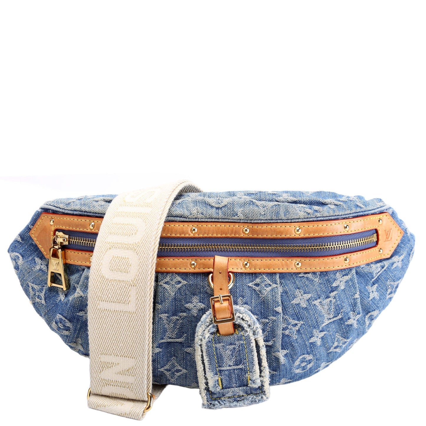 Louis Vuitton High Rise Bumbag Denim Monogram