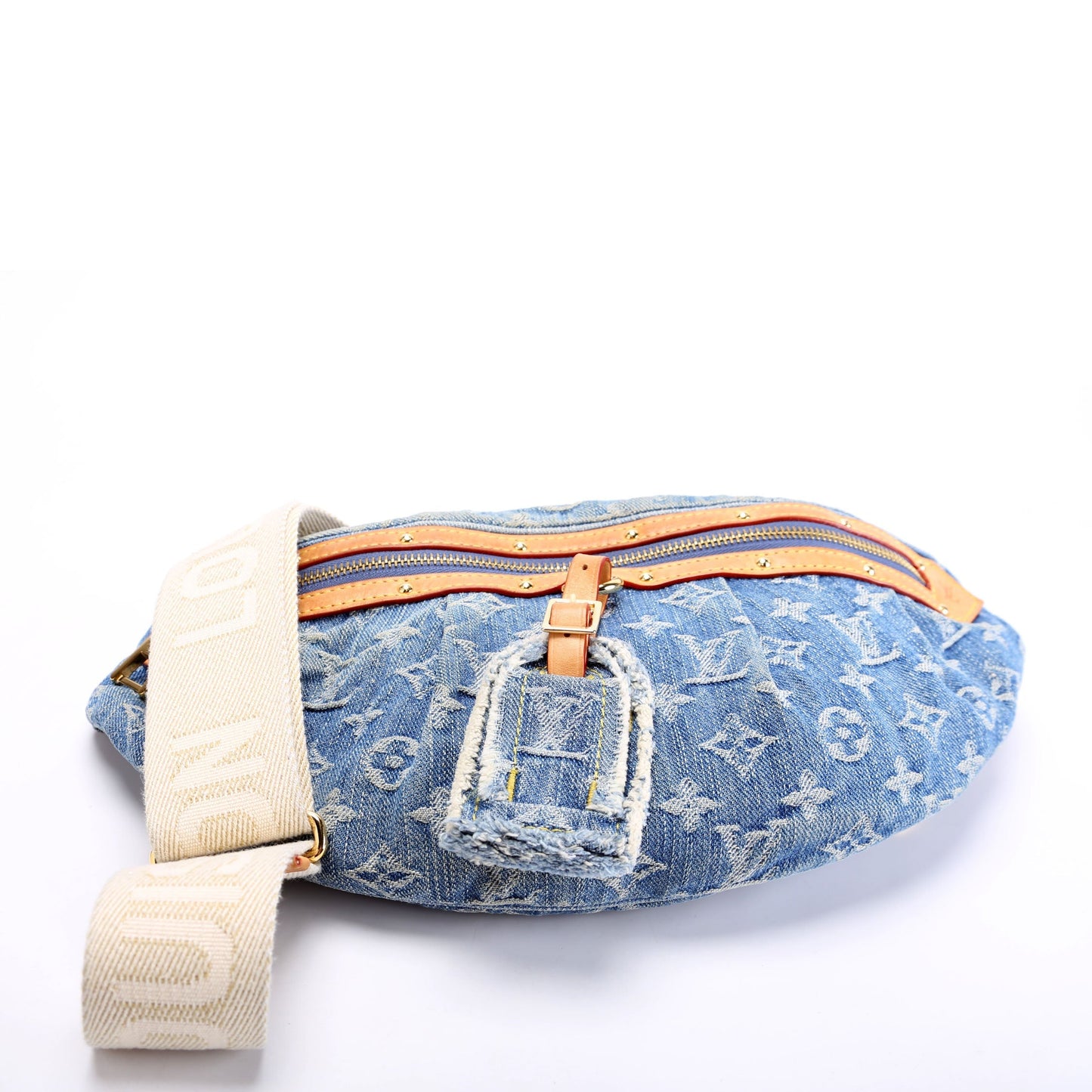 Louis Vuitton High Rise Bumbag Denim Monogram