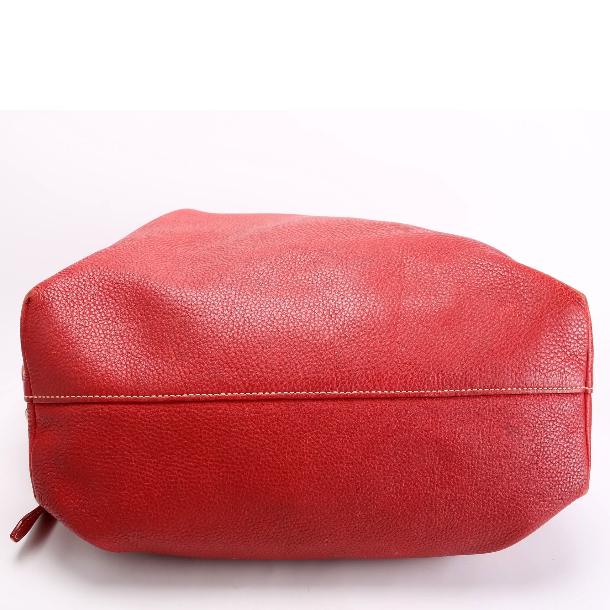 Prada BN1713 Soft Calf Large Shopping Tote Red Bag