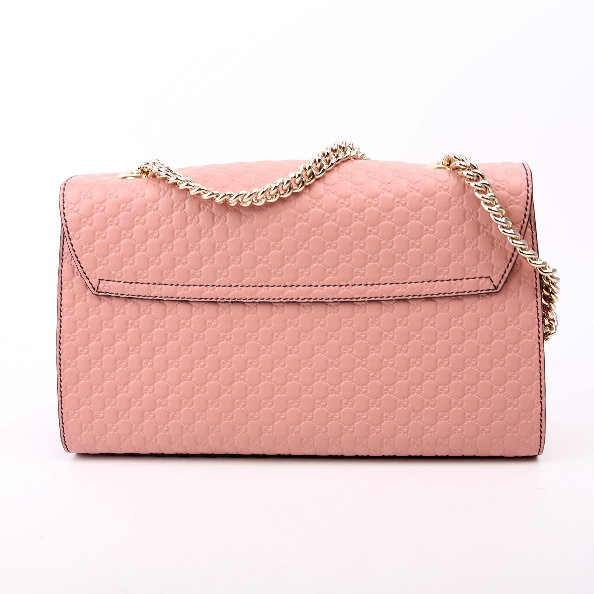 Gucci 449635 Emily Micro Medium Chain Pink Bag
