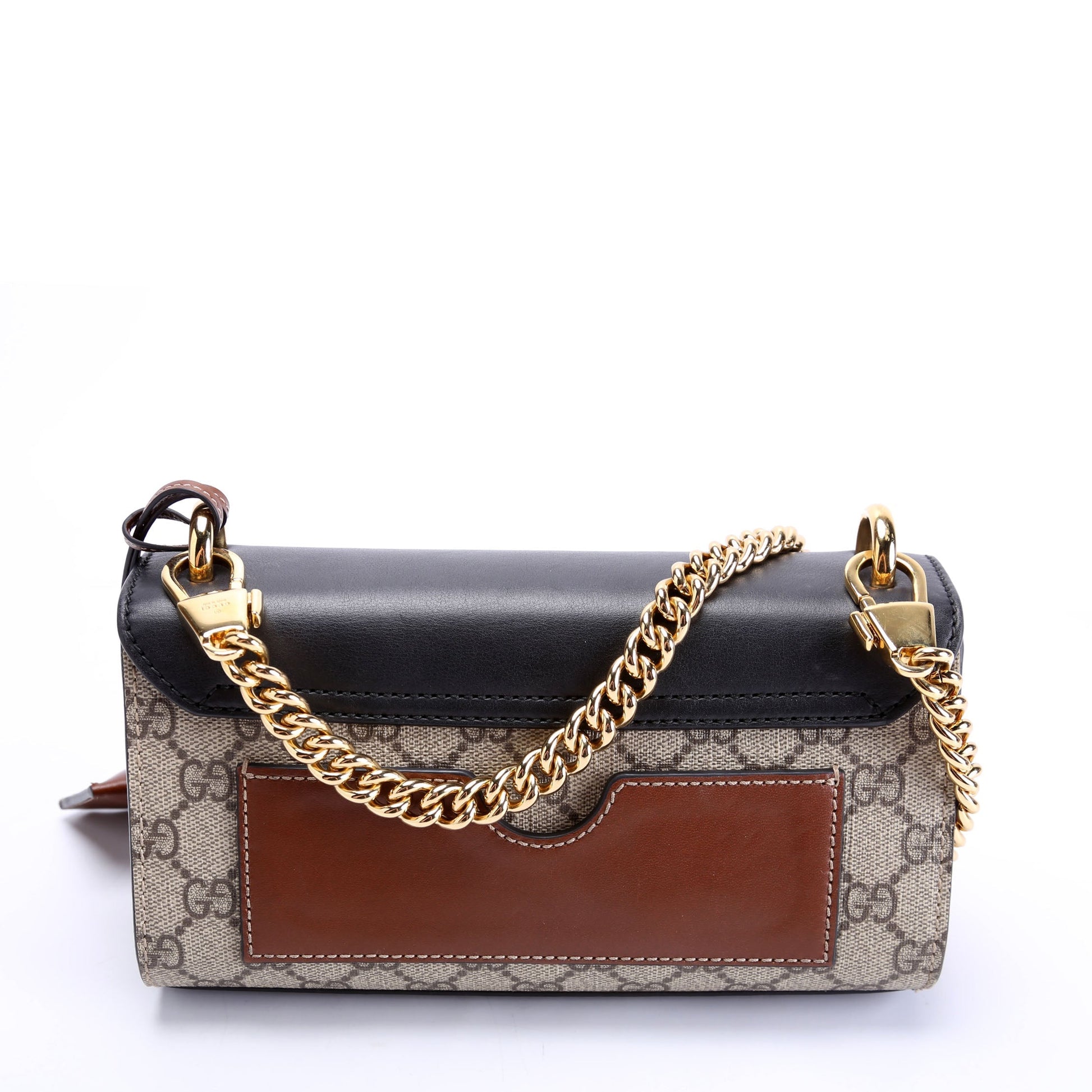 Gucci 735103 GG Supreme Padlock Mini Shoulder Bag