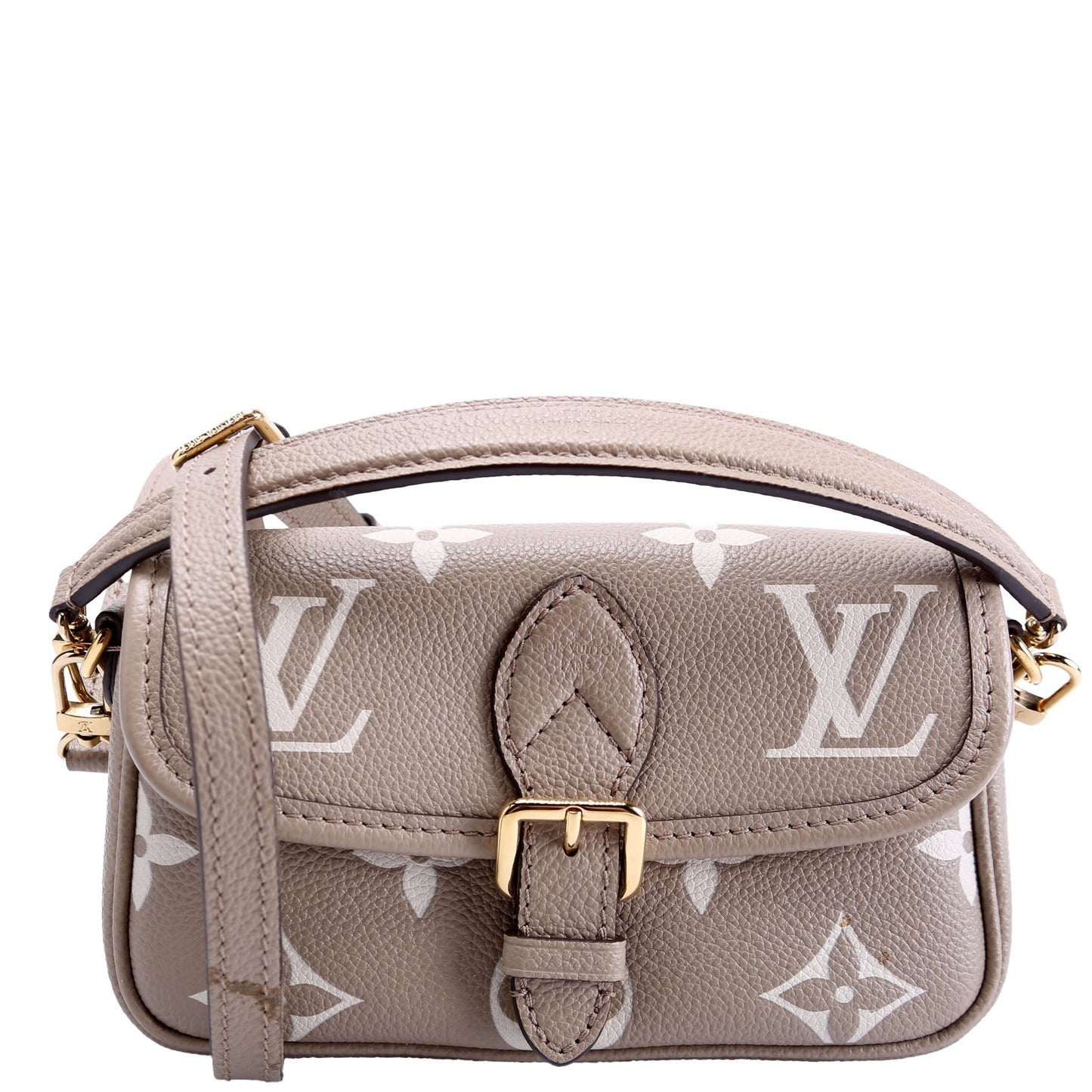 Louis Vuitton Nano Diane Bi-Color Empriente Turtle Dove