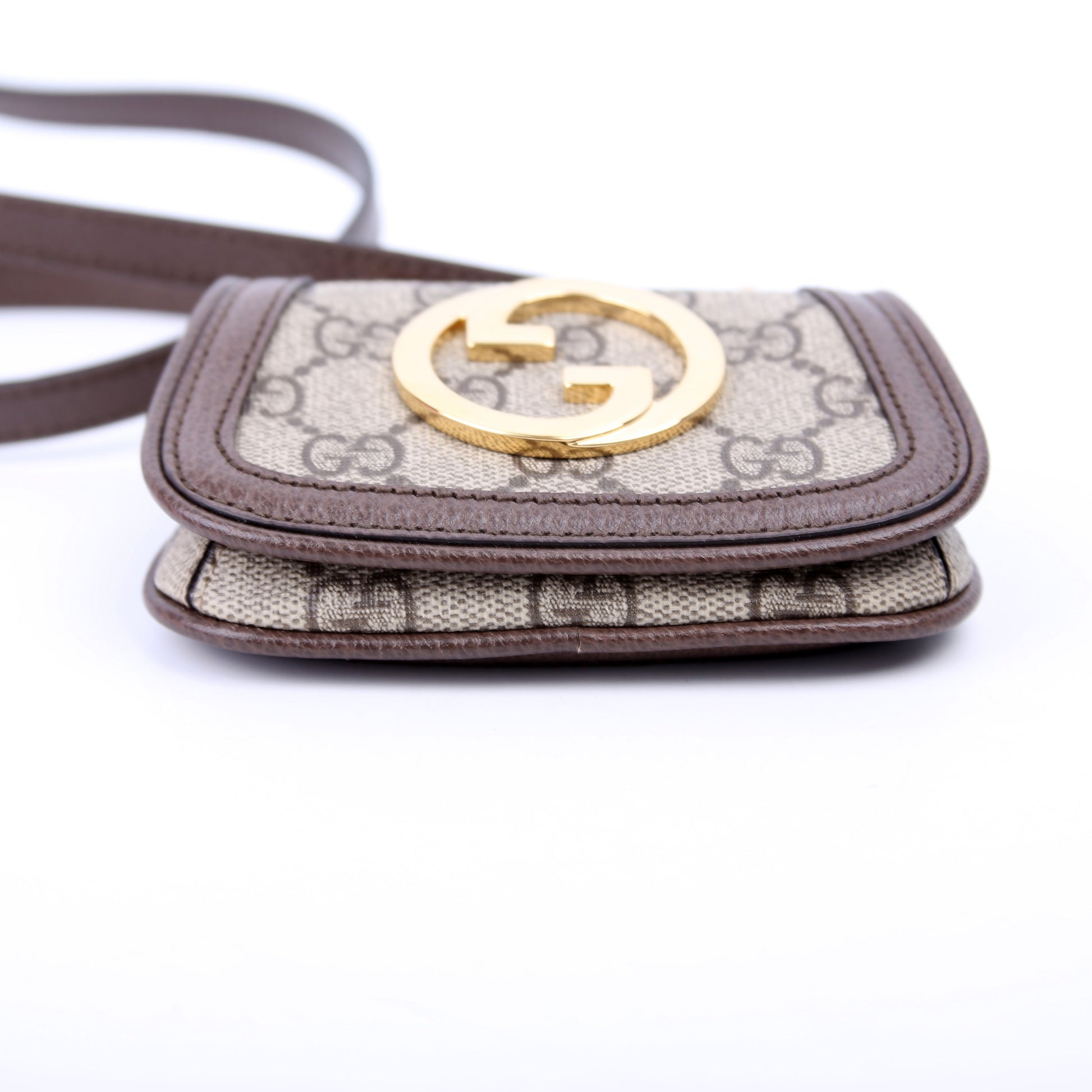 Gucci 698635 GG Supreme Blondie Micro Wallet on Strap Bag