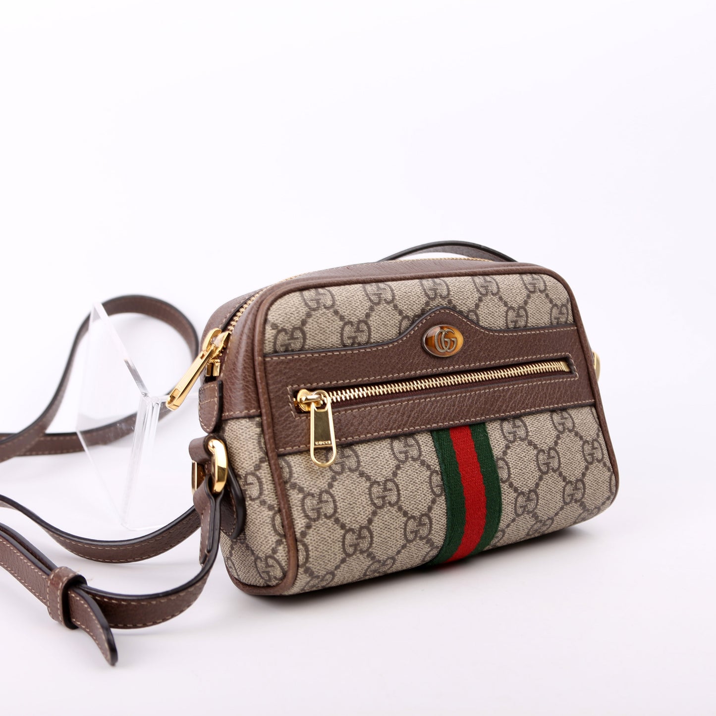 Gucci 517350 GG Supreme Mini Ophidia Bag