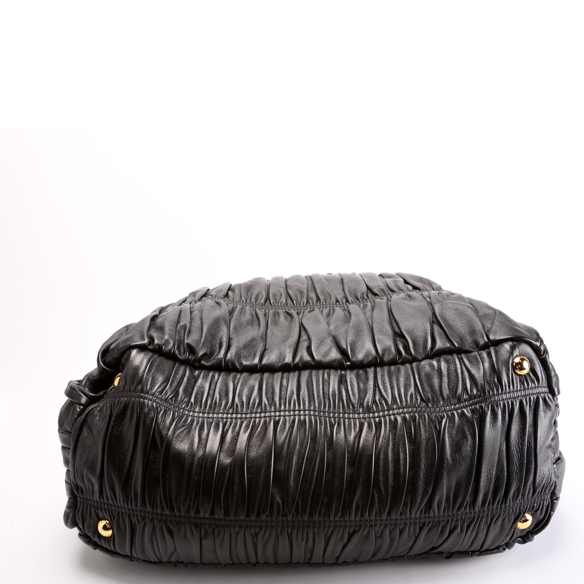 Prada BR4730 Nappa Guafre Hobo Black Bag