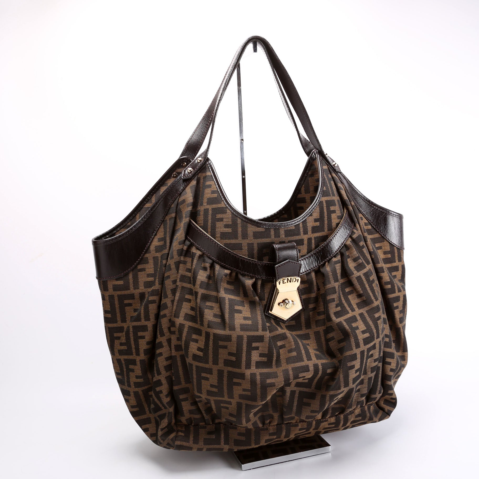 Fendi 8BR635 FF Zucca Chef Tote Large Bag