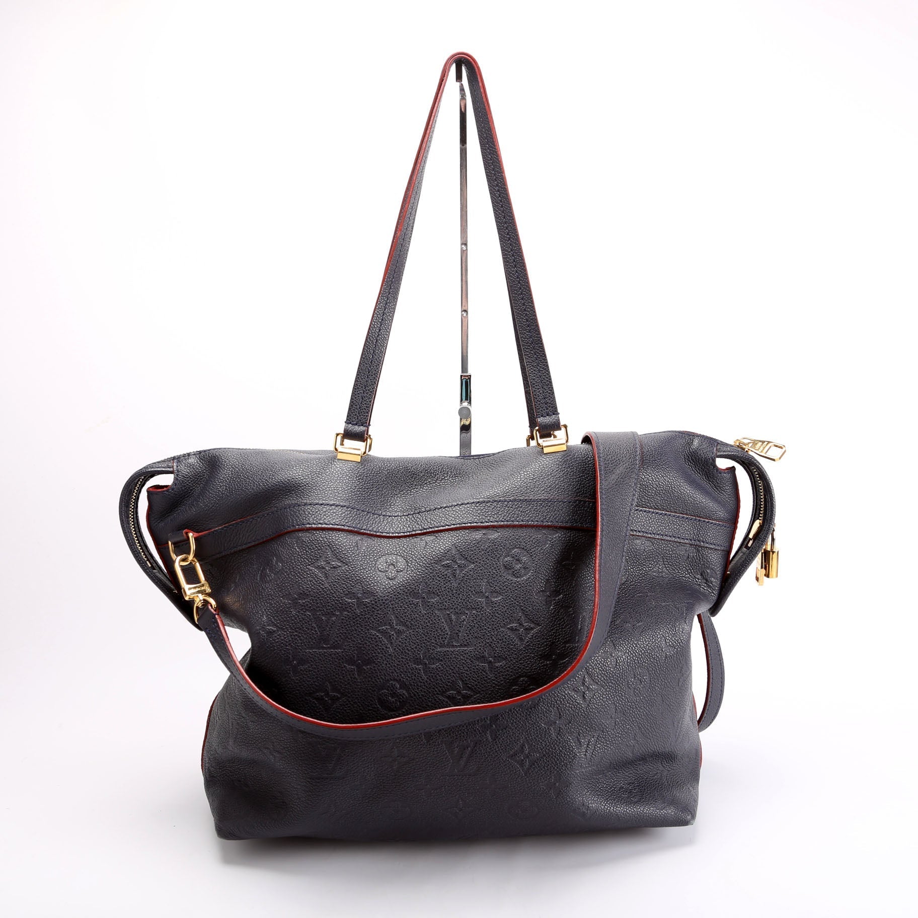 Louis Vuitton Boetie MM Empreinte Navy/Red