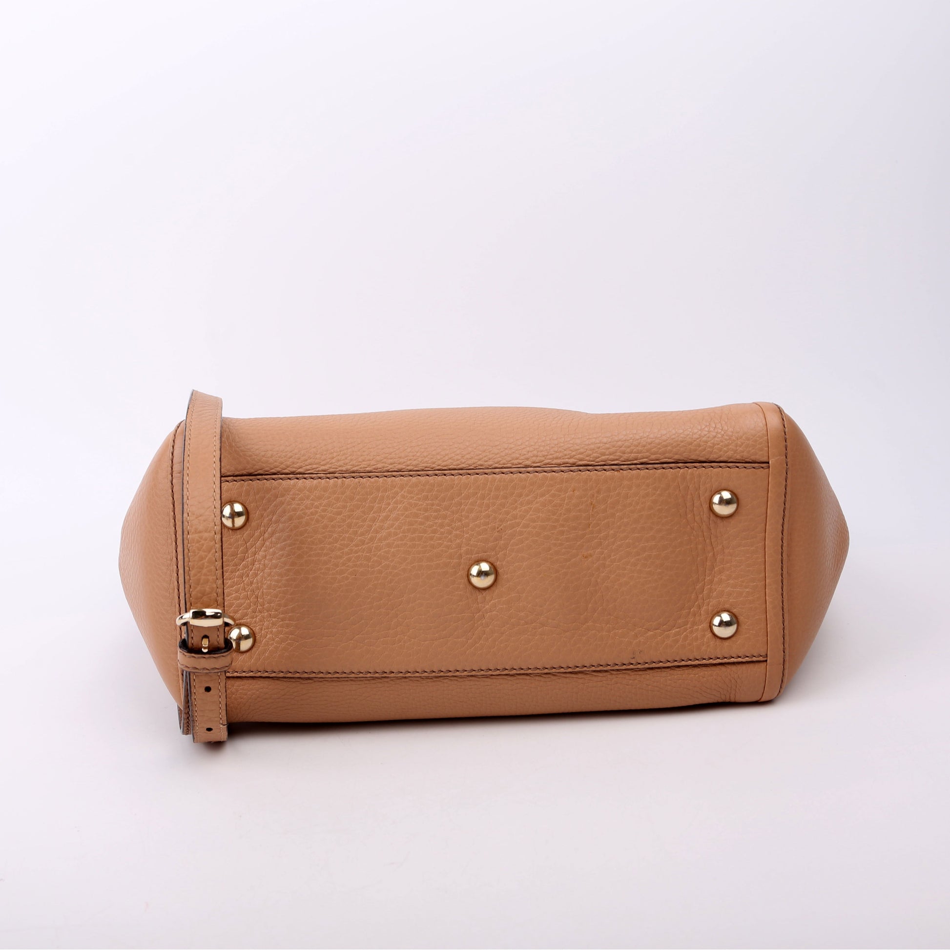 Gucci 369176 Soho Crossbody Tan Bag