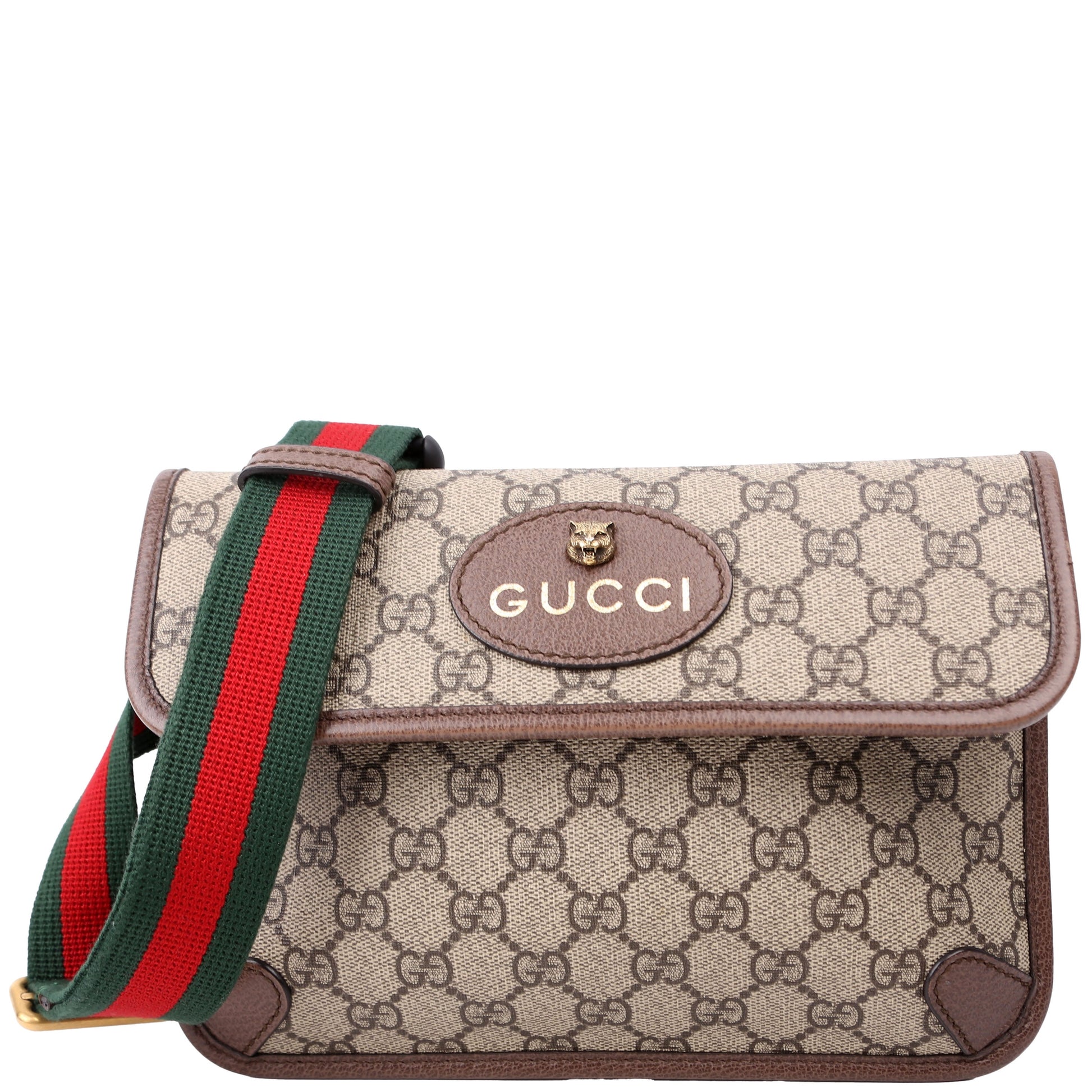 Gucci 493930 GG Supreme Neo Web Belt Bag