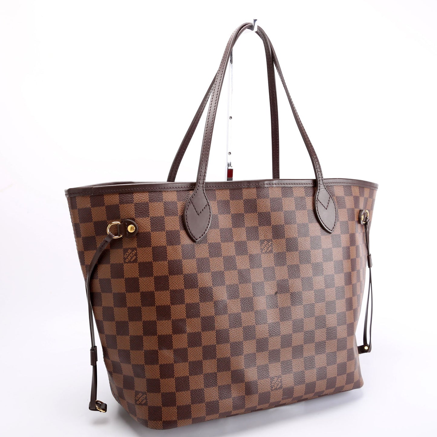Louis Vuitton Neverfull MM Damier Ebene Red