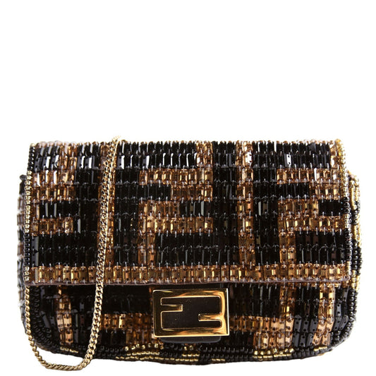 Fendi 7AH844 Nanouette Beaded Bag