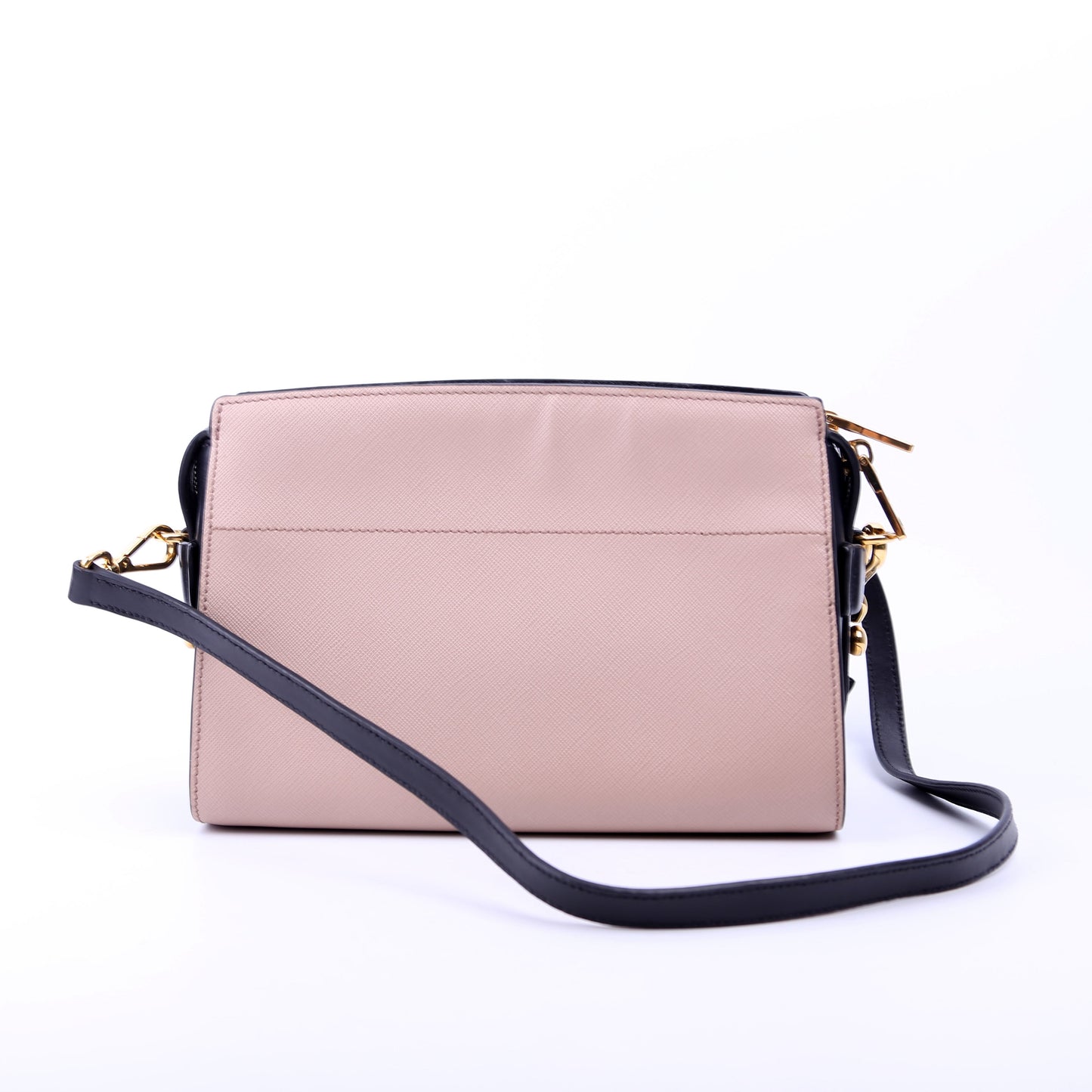 Prada Esplanade Crossbody Tan/Black Bag