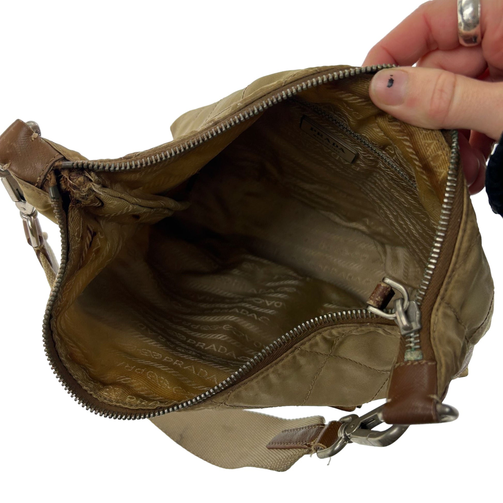 Prada Quilted Nylon Shoulder Bag