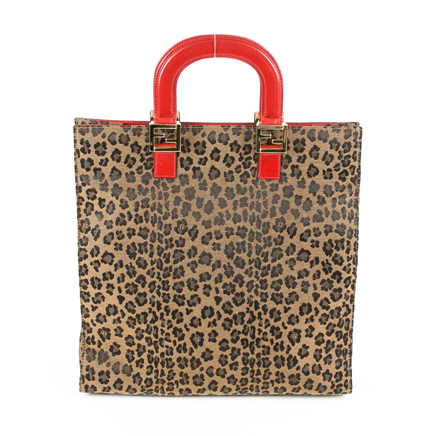 Fendi Leopard Shopping Tote Bag (Indistinguishable)