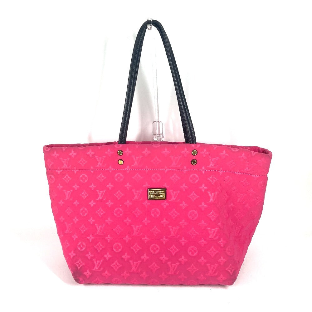 LOUIS VUITTON Shoulder Bag microfiber pink Cruise line Scuba MM