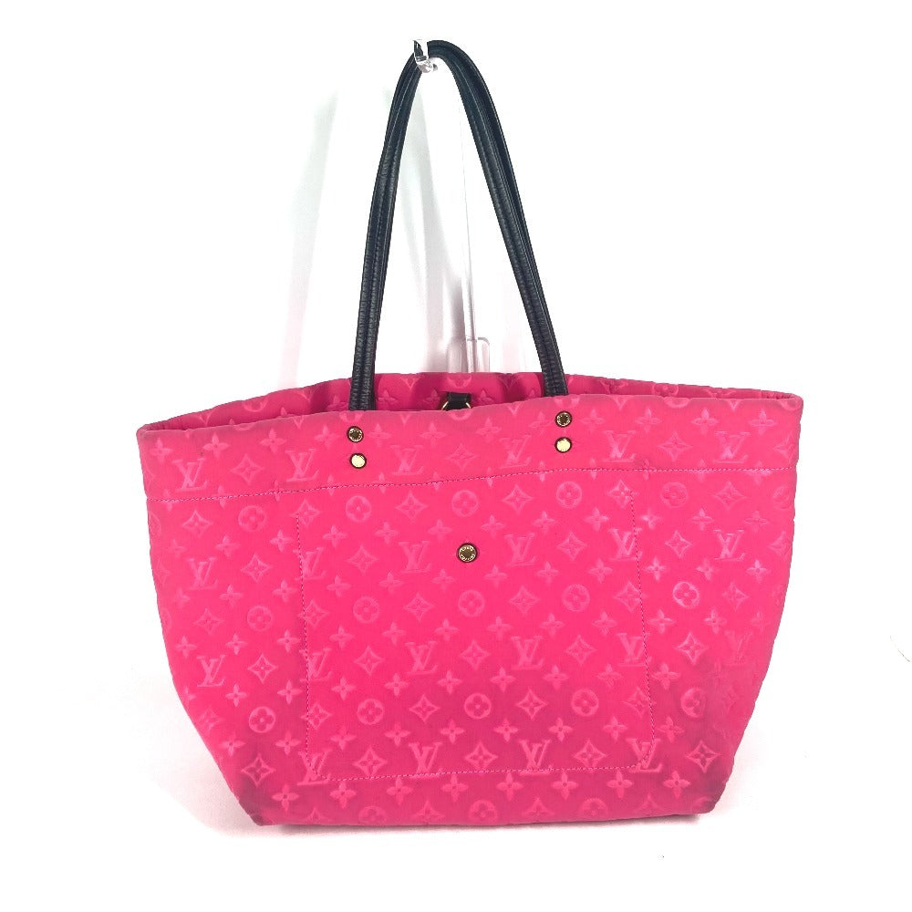 LOUIS VUITTON Shoulder Bag microfiber pink Cruise line Scuba MM