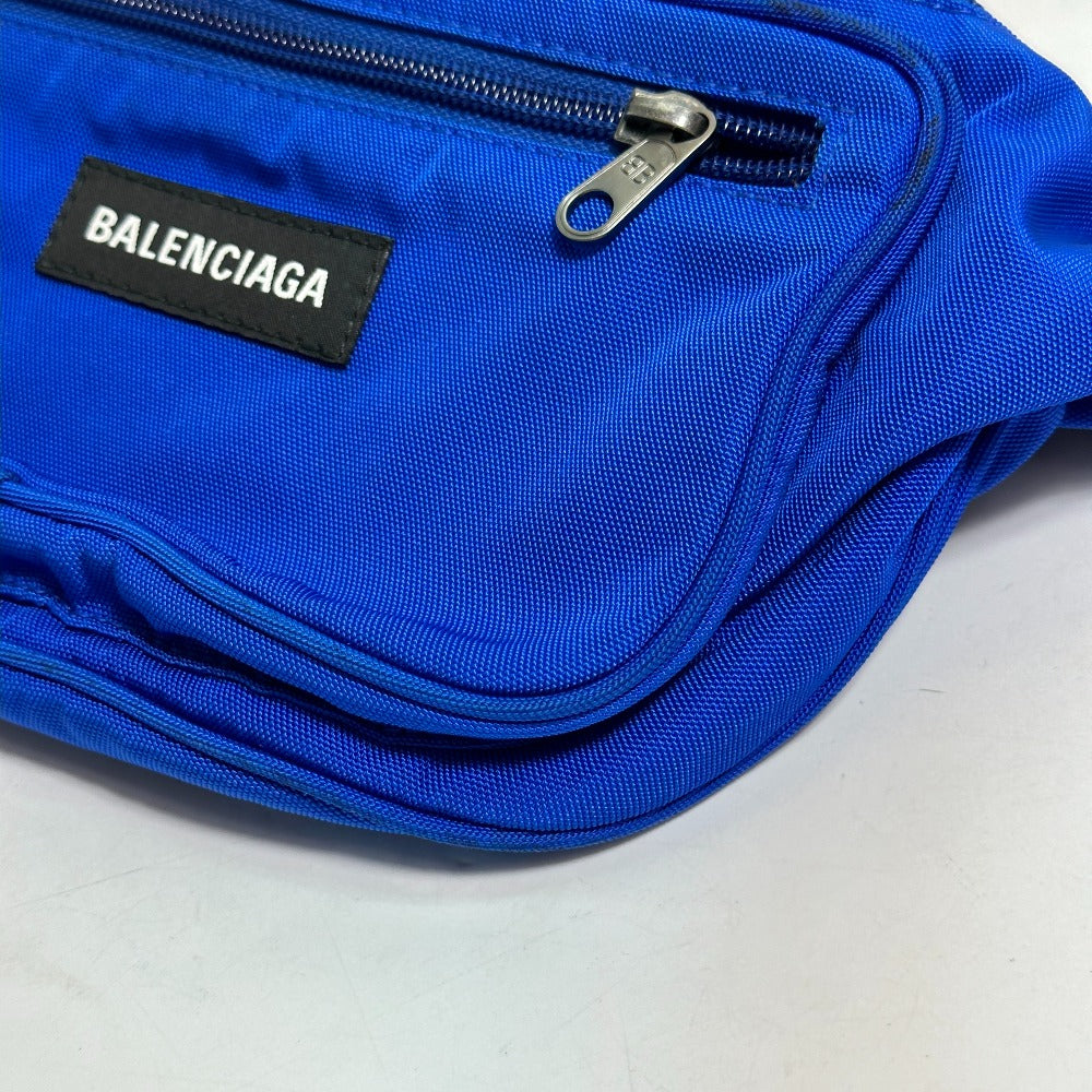BALENCIAGA Sling bag 482389 Nylon blue Waist bag logo explorer mens