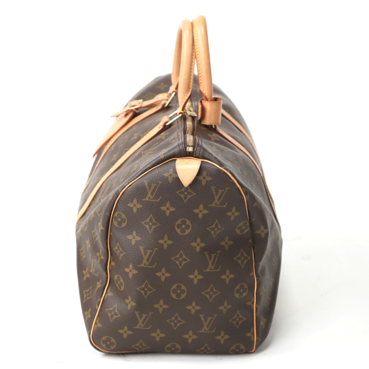 LOUIS VUITTON Boston Duffel bag Monogram canvas Brown Travel bag Monogram Keepall 45 Women(Unisex)