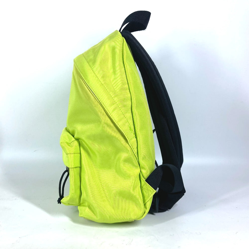 BALENCIAGA Backpack 558163 Nylon canvas yellow Explorer logo