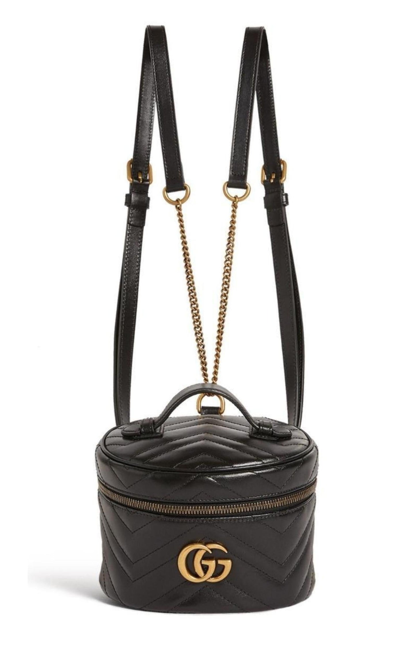 Gucci GG Marmont Leather Chain Tote Style 2