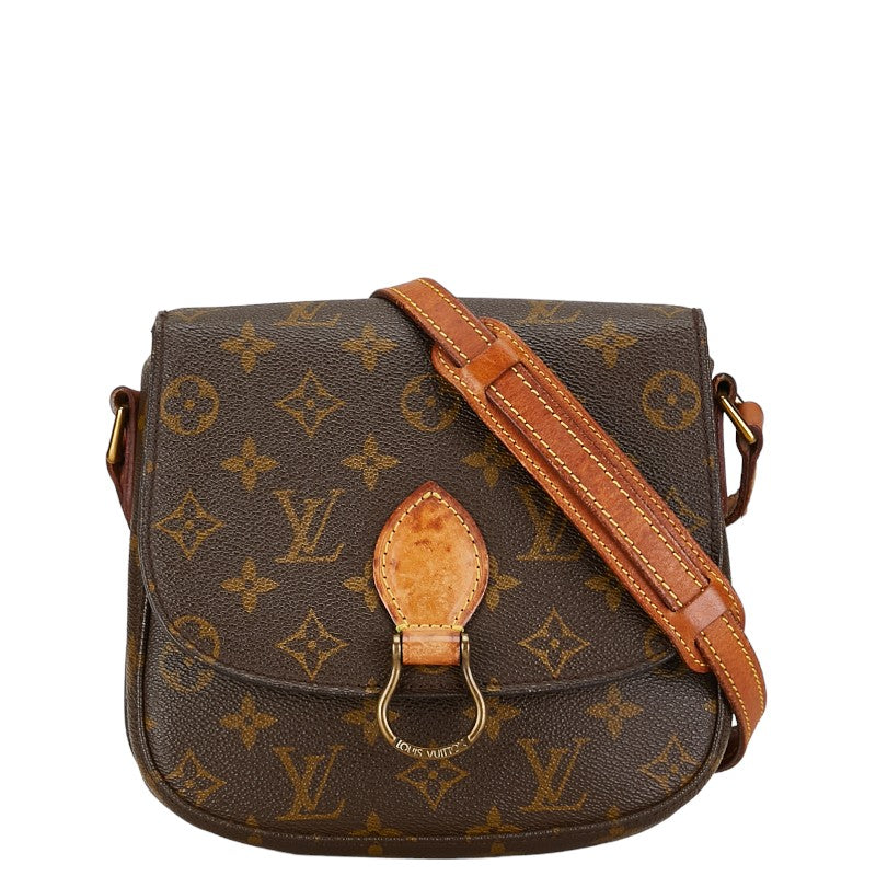 Louis Vuitton Monogram Suncrue MM Shoulderbag M51243 Brown PVC Leather Louis Vuitton