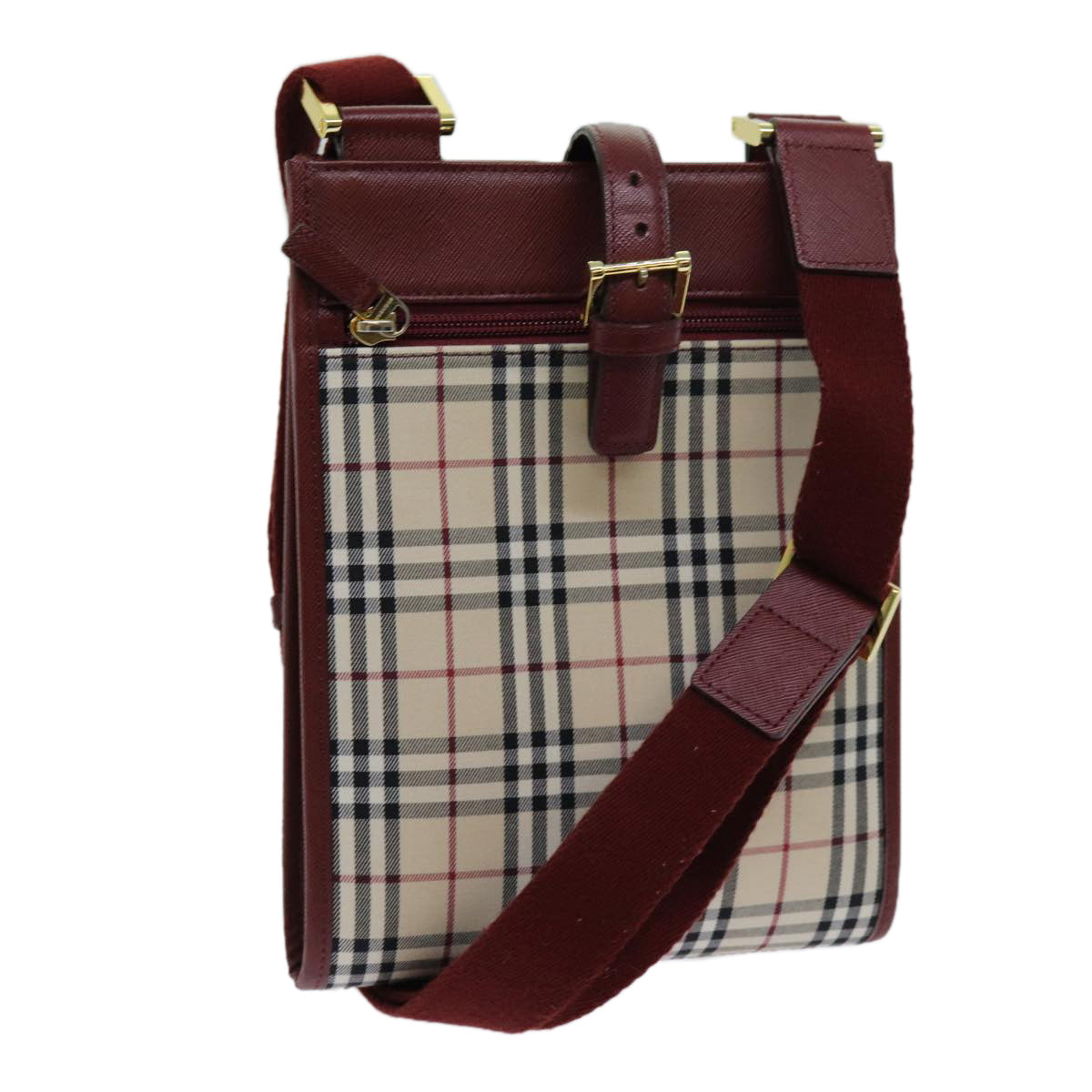 BURBERRY Check Shoulder Bag