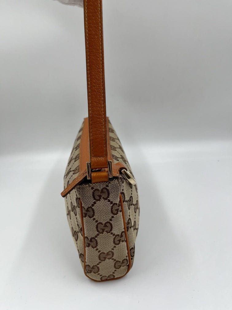 Gucci Leather Nylon Shoulder Bag Style 3