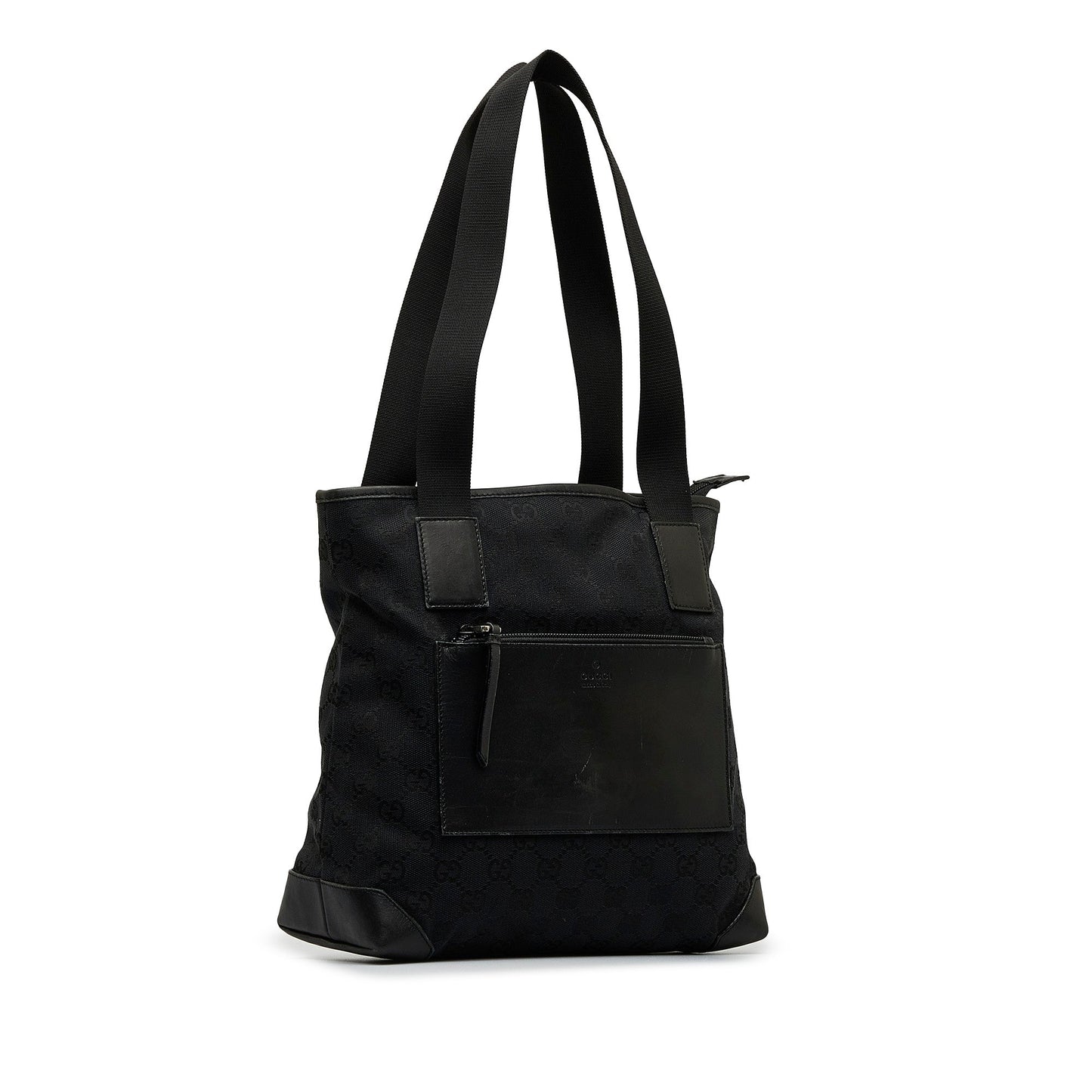 Gucci Black Canvas Tote Style 5
