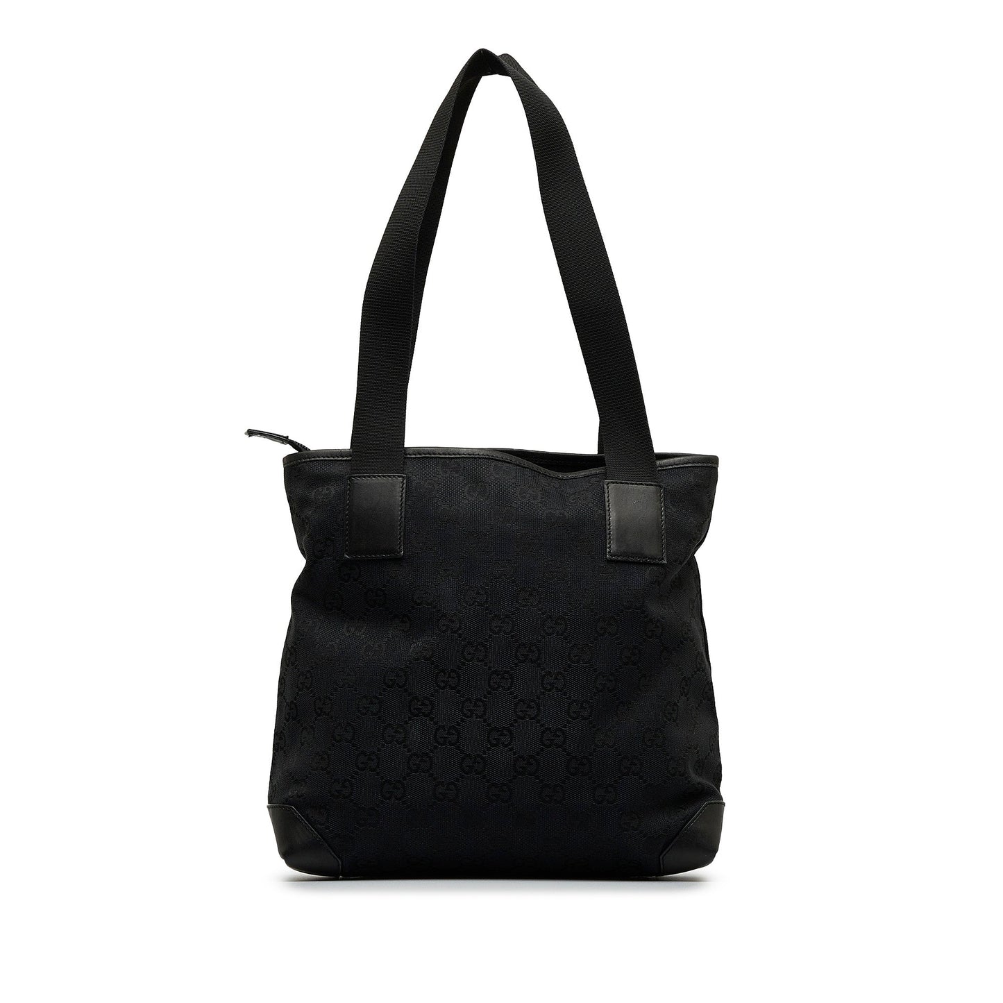 Gucci Black Canvas Tote Style 5