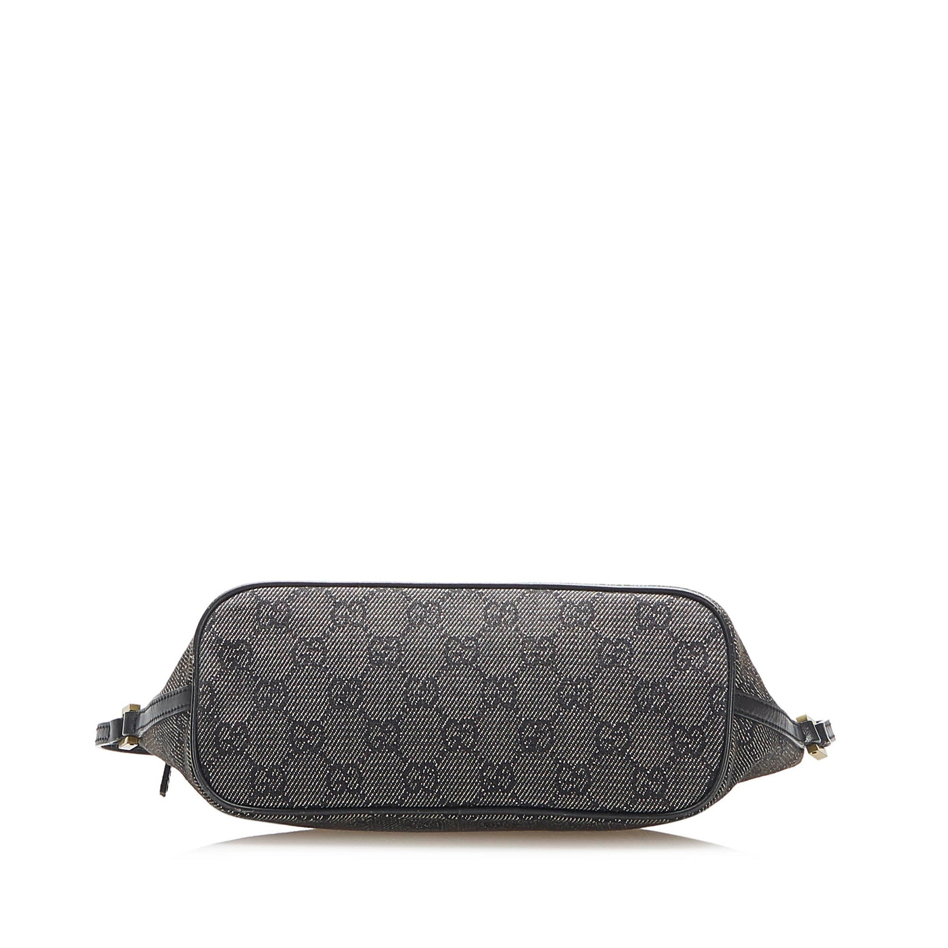 Gucci Leather Canvas Shoulder Bag