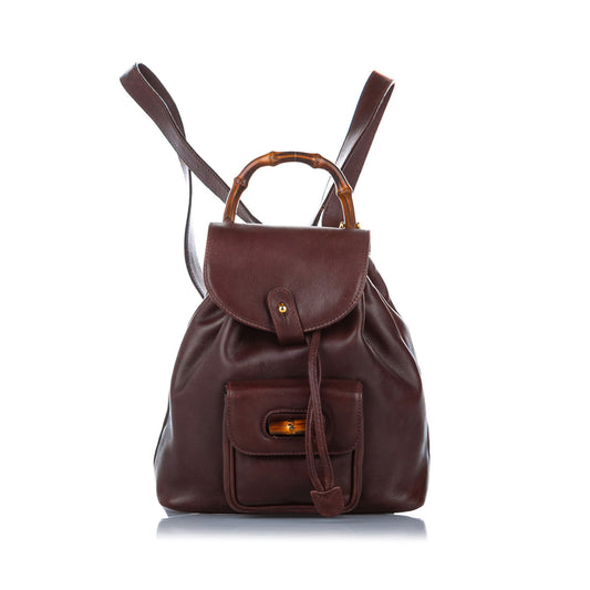 Gucci Twist Leather Top Handle Shoulder Bag